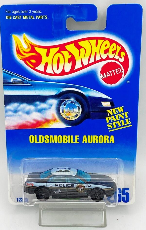 1991 HW CC #265 SF Oldsmobile Aurora 7-Spoke Black Wheels (2) 1991 HW CC #265 SF Oldsmobile Aurora 7-Spoke Black Wheels (2)