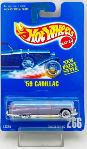 1991 HW CC #266 '59 Cadillac White Wall Real Riders (1)