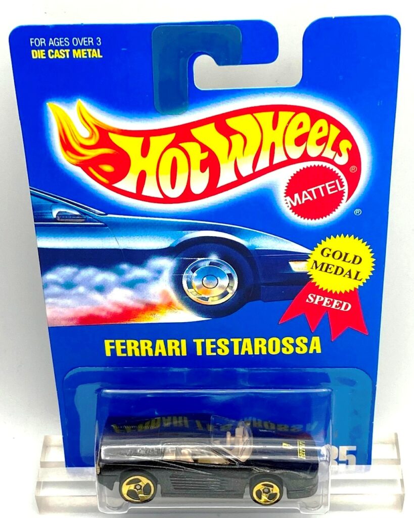 1991 HW CC #35 Ferrari Testarossa Black Gold 3-Spoke (2)