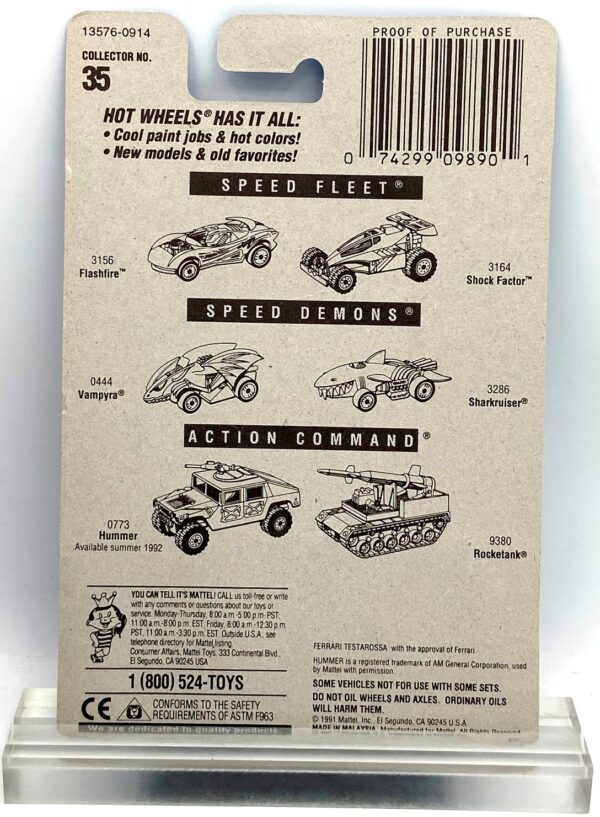 1991 HW CC #35 Ferrari Testarossa Black Gold Lace (5) 1991 HW CC #35 Ferrari Testarossa Black Gold Lace (5)