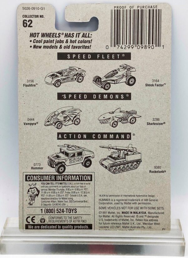 1991 HW CC #62 SF Alien (5) 1991 HW CC #62 SF Alien (5)