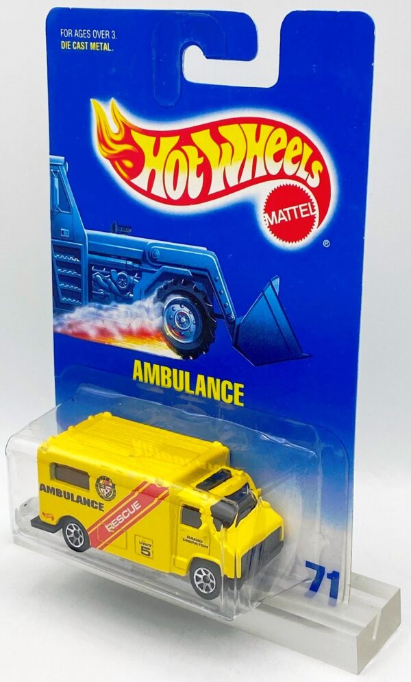 1991 HW CC #71 WH Ambulance Yellow 7-Spoke (4) 1991 HW CC #71 WH Ambulance Yellow 7-Spoke (4)