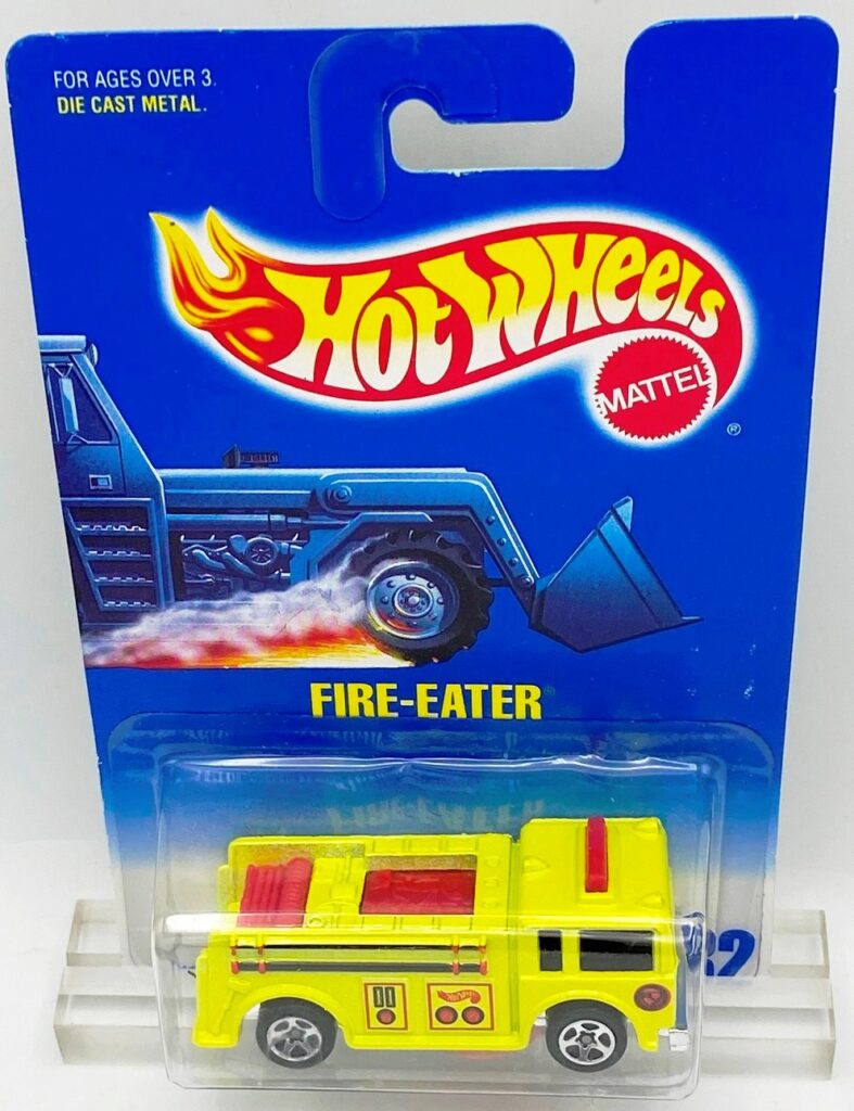 1991 HW CC #82 WH Fire-Eater 5-Spoke (yellow) (2)