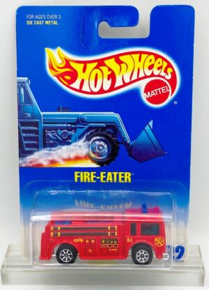 1991 HW CC #82 WH Fire-Eater 7-Spoke (red) (1)