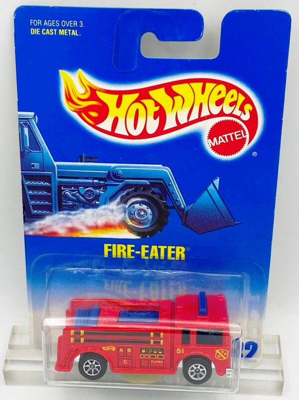 1991 HW CC #82 WH Fire-Eater 7-Spoke (red) (2)