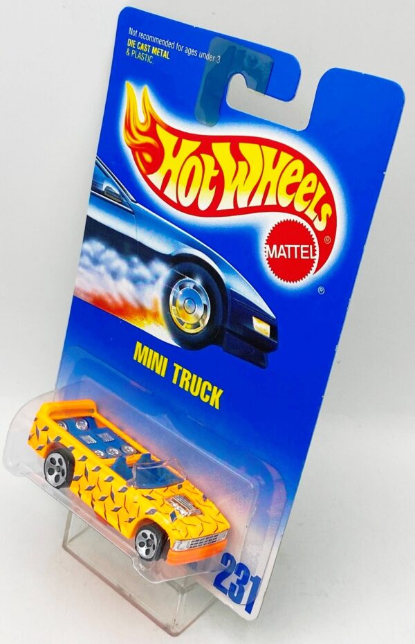 1991 Hot Wheels Collector Card #231 Mini Truck (Clear) 5-Hole (4) 1991 Hot Wheels Collector Card #231 Mini Truck (Clear) 5-Hole (4)