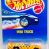 1991 Hot Wheels Collector Card #231 Mini Truck (Clear) 5-Sp (1)