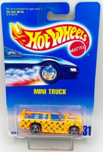 1991 Hot Wheels Collector Card #231 Mini Truck (Clear) Razor (2)