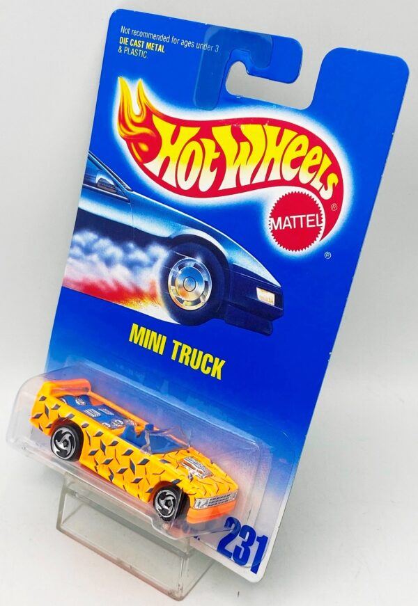 1991 Hot Wheels Collector Card #231 Mini Truck (Clear) Razor (4)