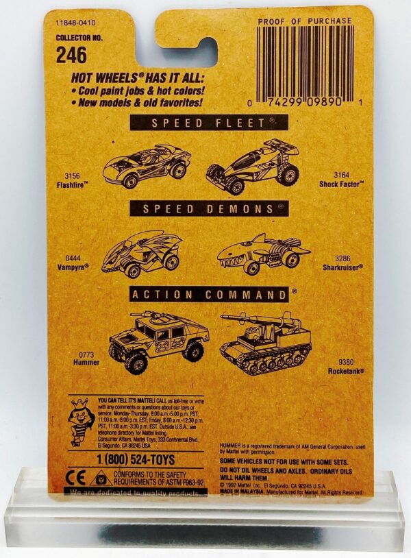 1992 HW CC #246 SF Shadow Jet II 5-Spoke (5)