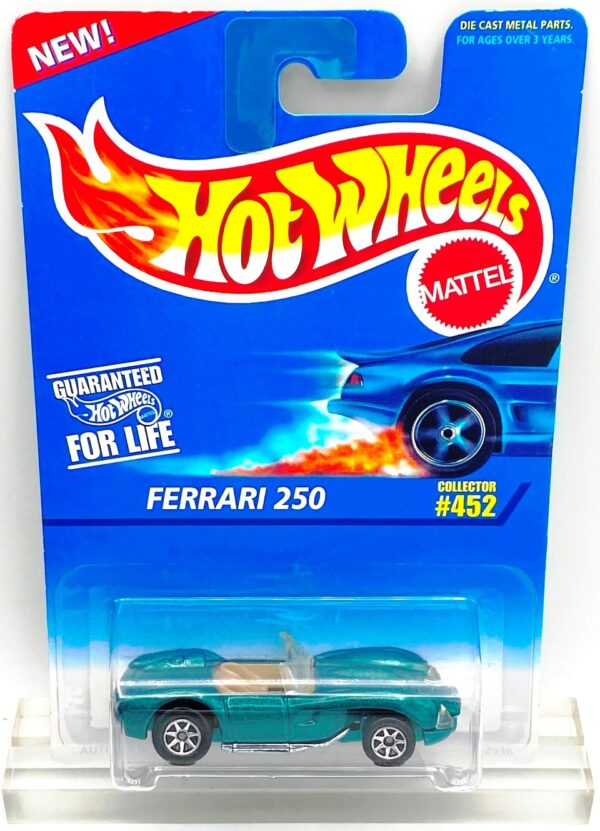 1995 HW CC #452 Ferrari 250 Green (7-Spoke Chrome) (2)