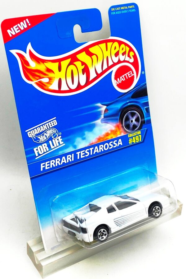 1995 HW CC #497 Ferrari Testarossa Pearl White (Chrome 5-Sp) (3)