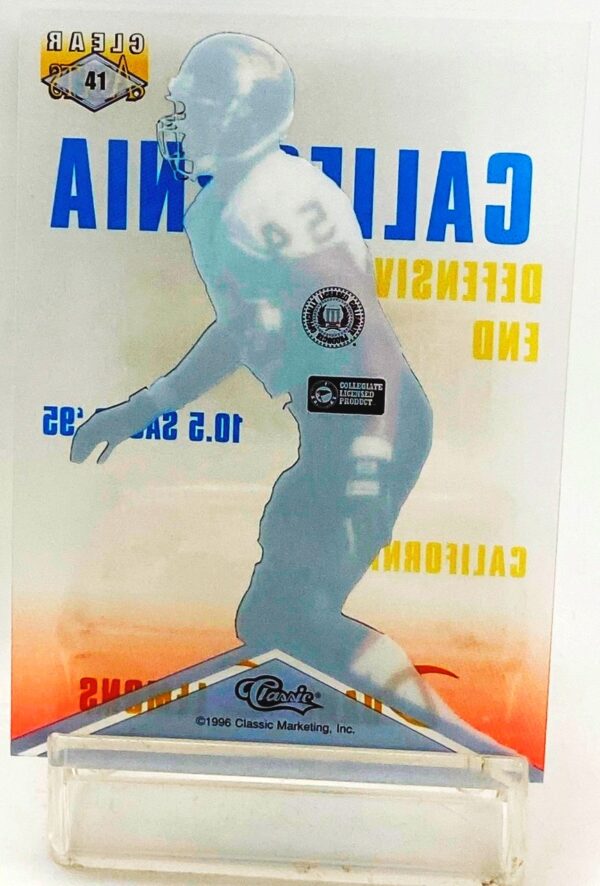 1996 Clear Assets NFL Duane Clemons RC#41 (2)