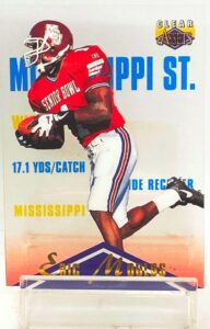 1996 Clear Assets NFL Eric Moulds RC#33 (1)