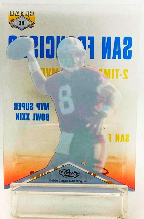 1996 Clear Assets NFL Steve Young #34 (2)
