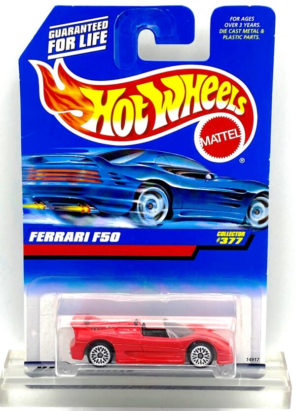 1997 HW CC #377 Ferrari F50 Red (Chrome Lace) (1) 1997 HW CC #377 Ferrari F50 Red (Chrome Lace) (1)