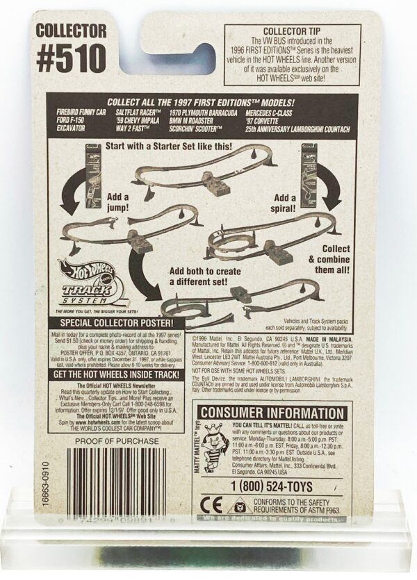 1997 HW CC #510 25th Ann. Lamborghini Countach (5-Hole) (5)