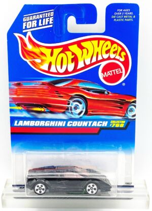 1997 HW CC #768 Lamborghini Countach Black (5-Spoke) (1)