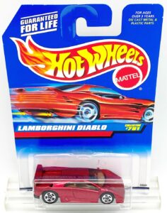 1997 HW CC #781 Lamborghini Diablo Red (5-Spoke) (2)