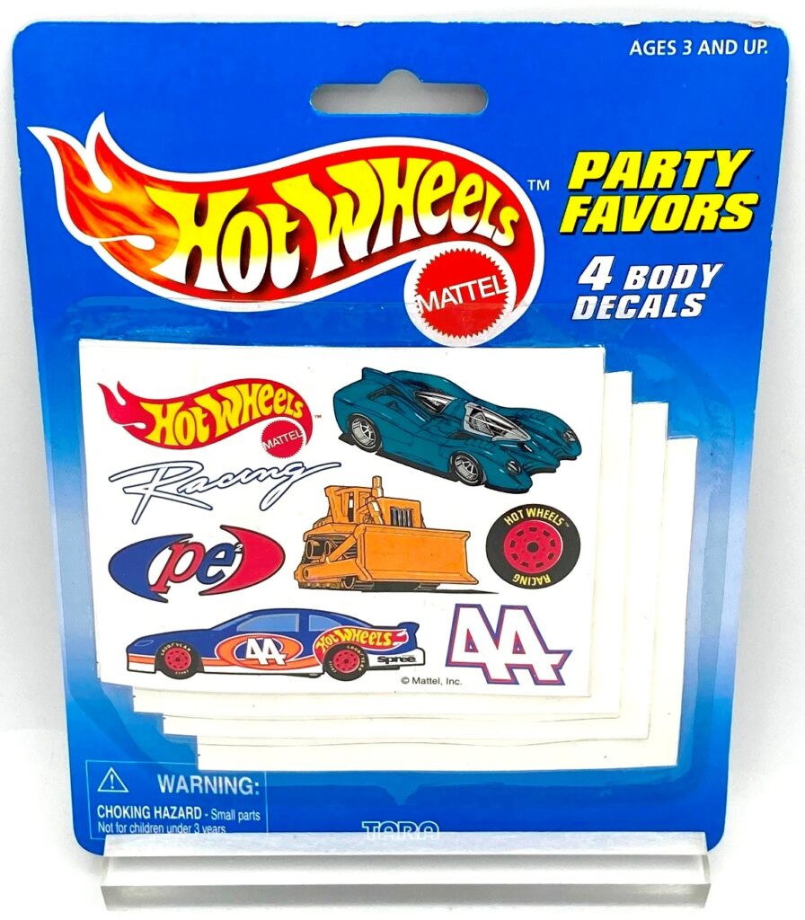 1997 HW Party Favors 4-Body Decals (2)