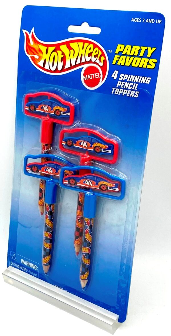 1997 HW Party Favors 4-Spinning Pencil Toppers (4)