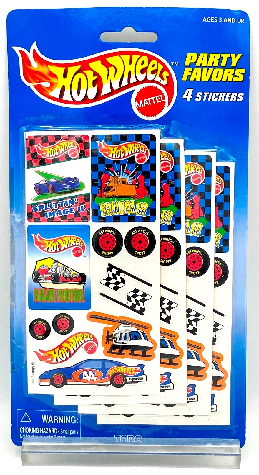 1997 HW Party Favors 4-Stickers Sheets (1)