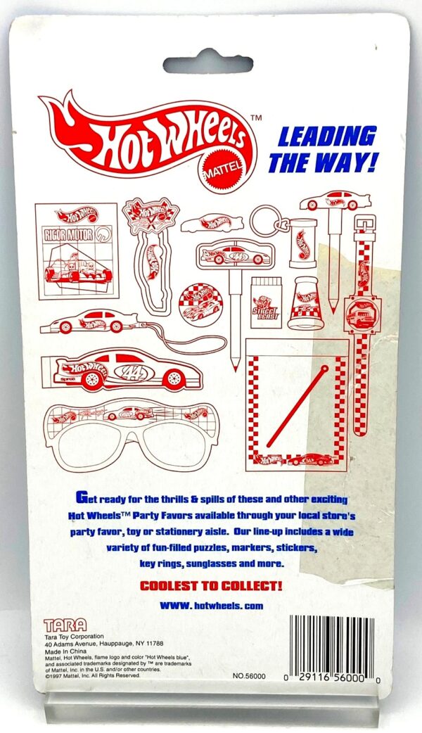 1997 HW Party Favors 4-Stickers Sheets (5) 1997 Hot Wheels Party Favors 4-Stickers (Thrills & Spills!)