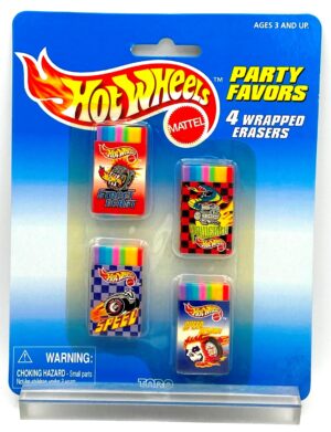 1997 HW Party Favors 4-Wrapped Erasers Multi-Color (1)