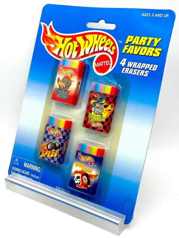 1997 HW Party Favors 4-Wrapped Erasers Multi-Color (4) 1997 HW Party Favors 4-Wrapped Erasers Multi-Color (4)