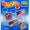 1997 Hot Wheels Party Favors 4-Keyrings (1) 1997 Hot Wheels Party Favors 4-Keyrings (1)