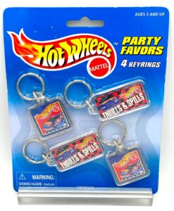 1997 Hot Wheels Party Favors 4-Keyrings (2)