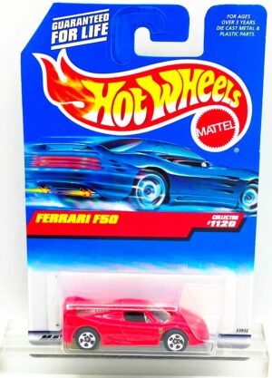 1998 HW CC #1120 Ferrari F50 Red (Lic #AA4467D1) (5-Sp) (1)
