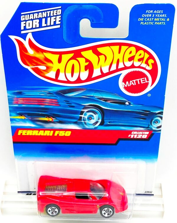 1998 HW CC #1120 Ferrari F50 Red (Lic #AA4467D1) (5-Sp) (2)