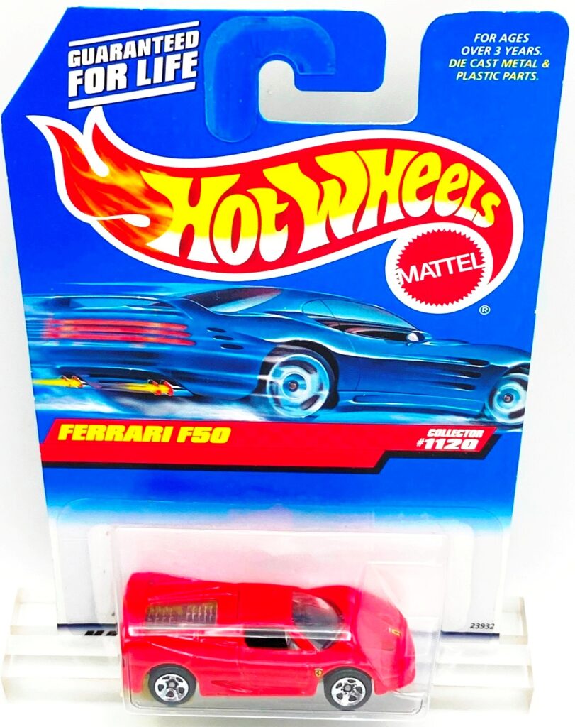1998 HW CC #1120 Ferrari F50 Red (Lic #AA4467D1) (5-Sp) (2)