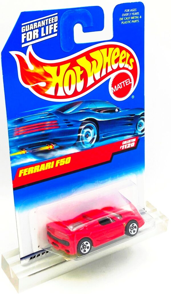1998 HW CC #1120 Ferrari F50 Red (Lic #AA4467D1) (5-Sp) (3)