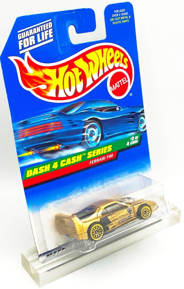 1998 HW CC #722 Ferrari F40 30th Series D4C (Gold Lace) (3)