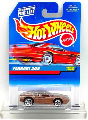 1998 HW CC #816 Ferrari 308 30 Years Series Brown (5-Hole) (1)