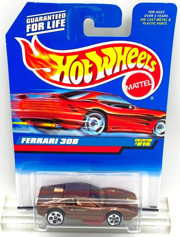 1998 HW CC #816 Ferrari 308 30 Years Series Brown (5-Hole) (2)