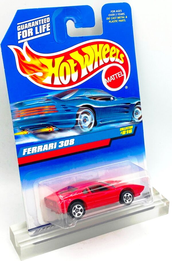 1998 HW CC #816 Ferrari 308 30 Years Series Red (5-Spoke) (3)