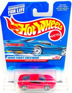 1999 HW CC #1113 Ferrari 360 Modena 1st Ed. Red (5-Sp) (2)