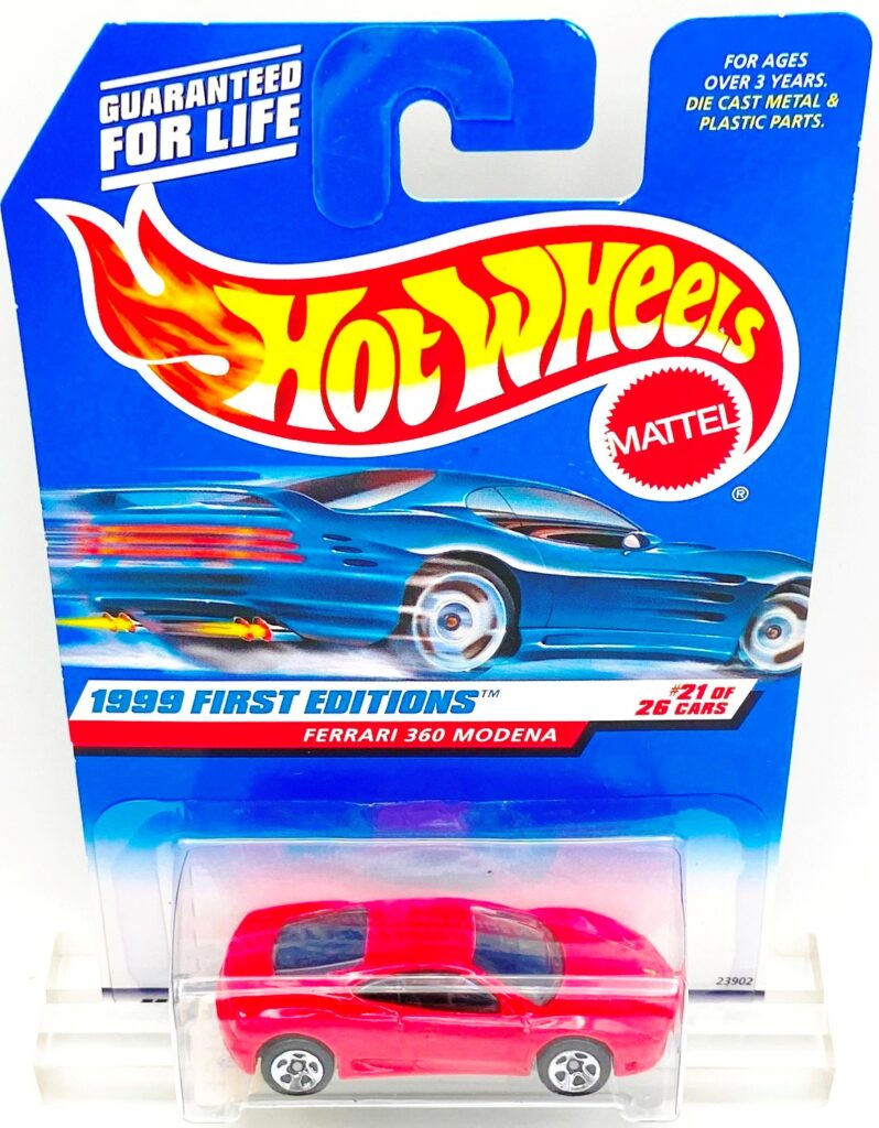 1999 HW CC #1113 Ferrari 360 Modena 1st Ed. Red (5-Sp) (2)