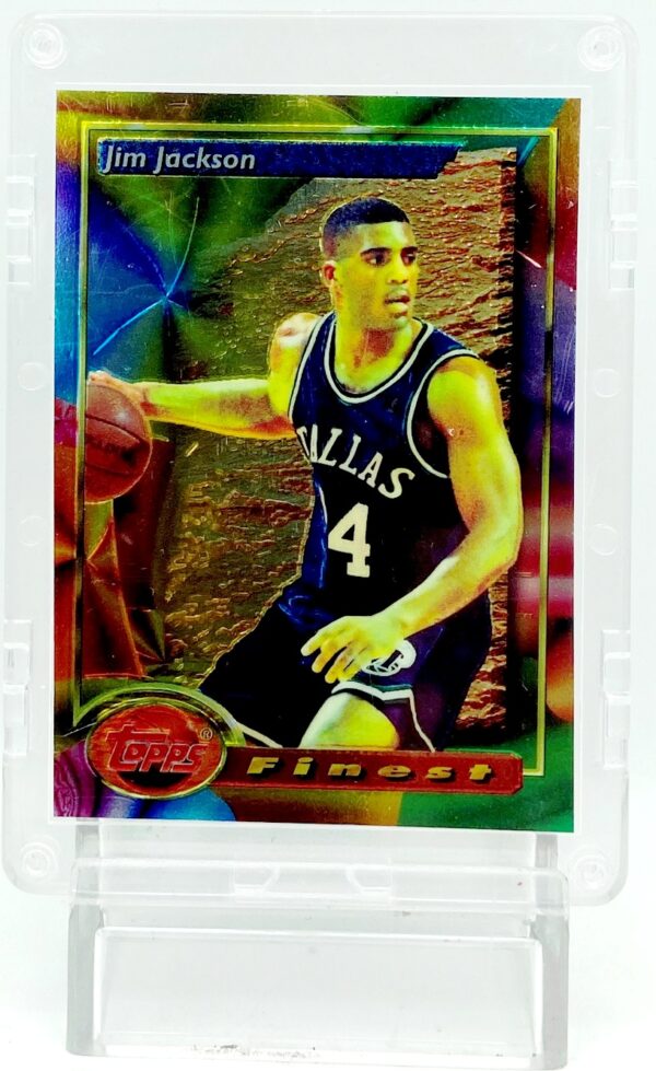 1994 Topps Finest Jim Jackson Moments #136 Front