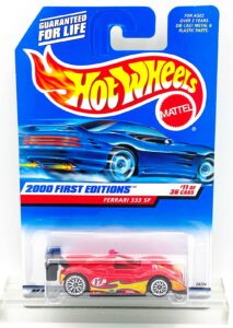 2000 HW CC #071 1St Ed Ferrari 333 SP (Lic #AA2293ZN) (Lace) (1)
