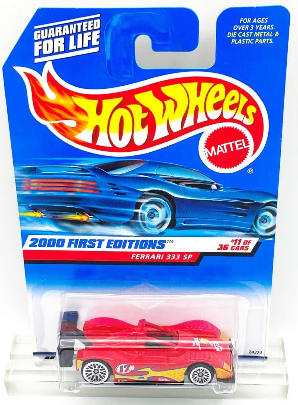2000 HW CC #071 1St Ed Ferrari 333 SP (Lic #AA2293ZN) (Lace) (2)