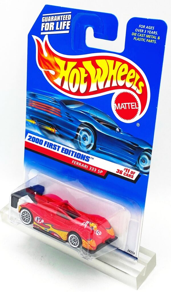 2000 HW CC #071 1St Ed Ferrari 333 SP (Lic #AA2293ZN) (Lace) (4)