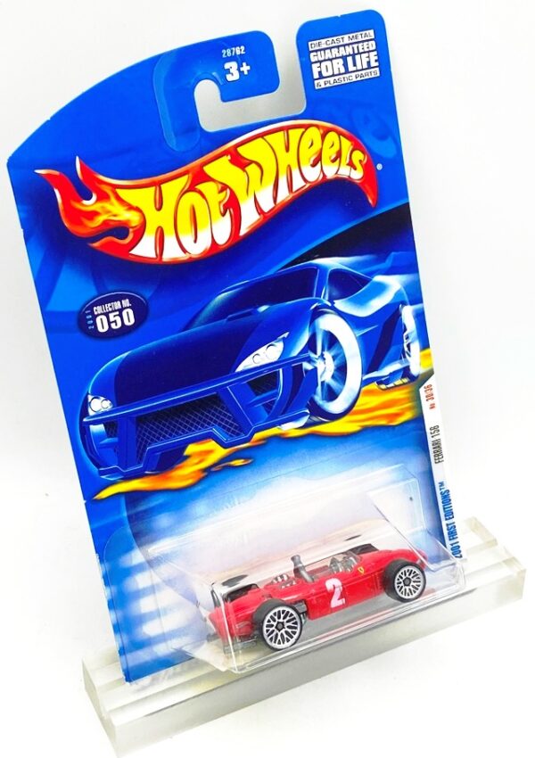 2001 HW CC #050 1St Ed. Ferrari 156 Red (Chrome Lace) (3)