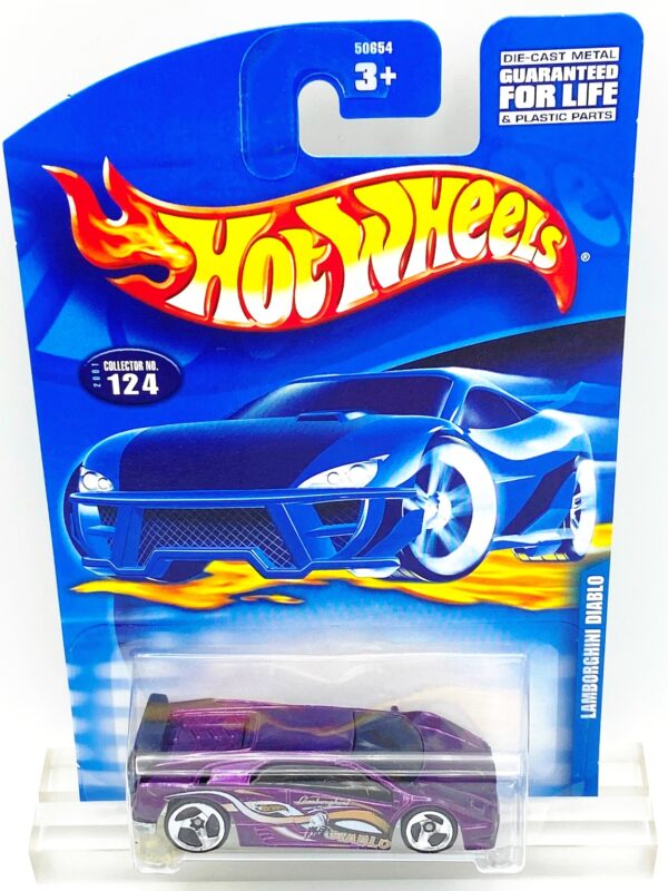 2001 HW CC #124 Lamborghini Diablo Purple (Razor) (2)