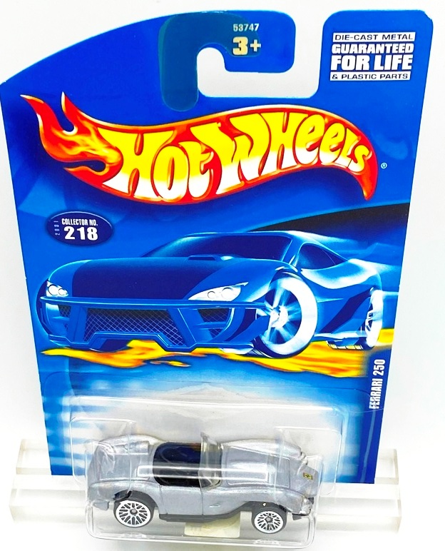 2001 HW CC #218 Ferrari 250 Gray (Chrome Lace) (2)