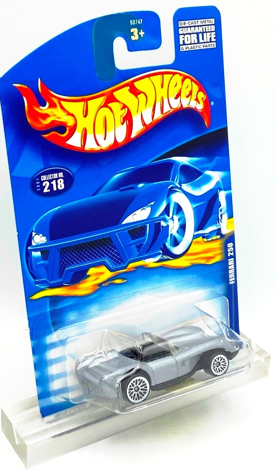 2001 HW CC #218 Ferrari 250 Gray (Chrome Lace) (3)