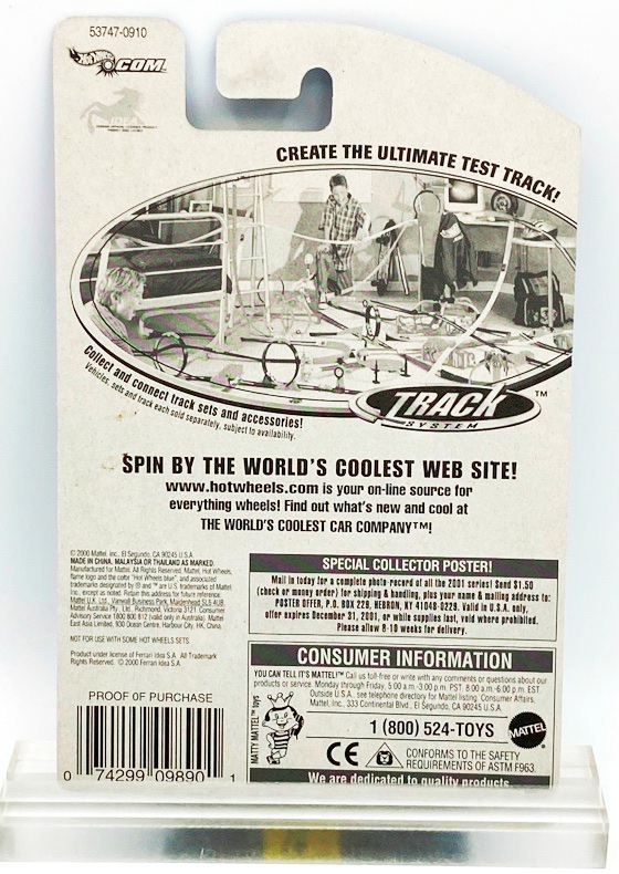 2001 HW CC #218 Ferrari 250 Gray (Chrome Lace) (5)